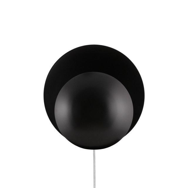 Elegant Sort Orbit Væglampe fra Globen Lighting