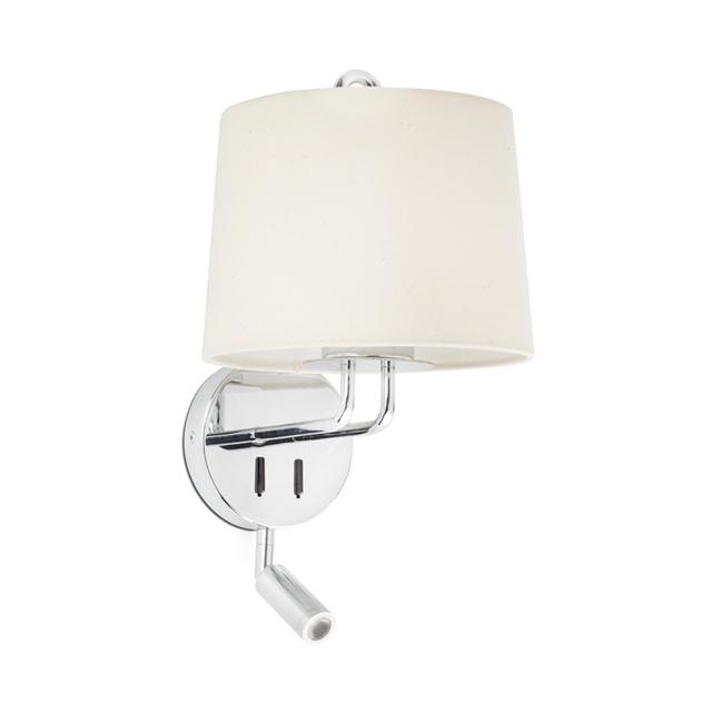 Krom, Beige Faro Montreal Væglampe Justerbar Krom Beige - Faro Væglampe  - 8421776242531