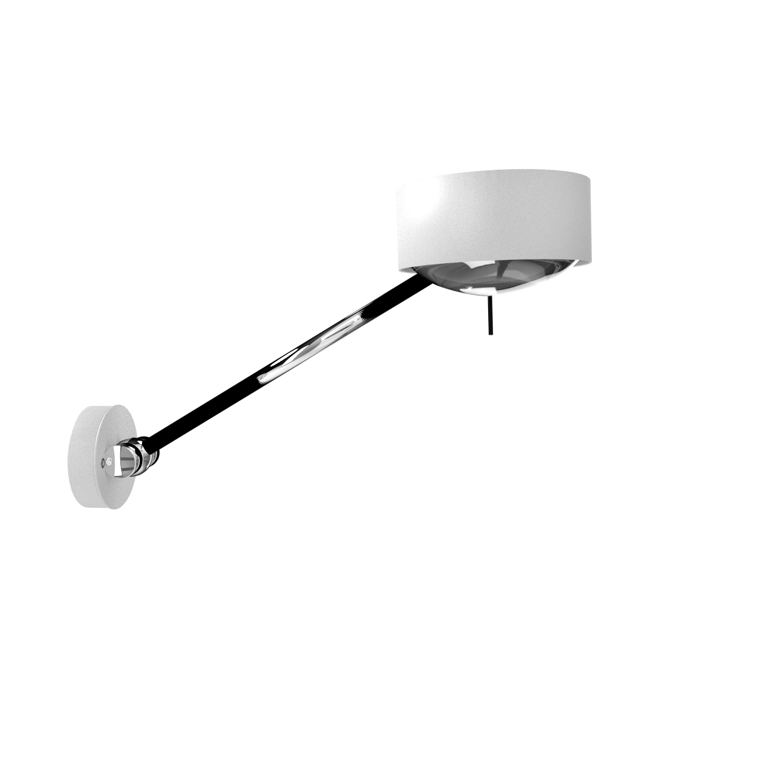 Hvid Puk Maxx Wing Single Væglampe Loftlampe Top Light Mat - Top Light Væglampe