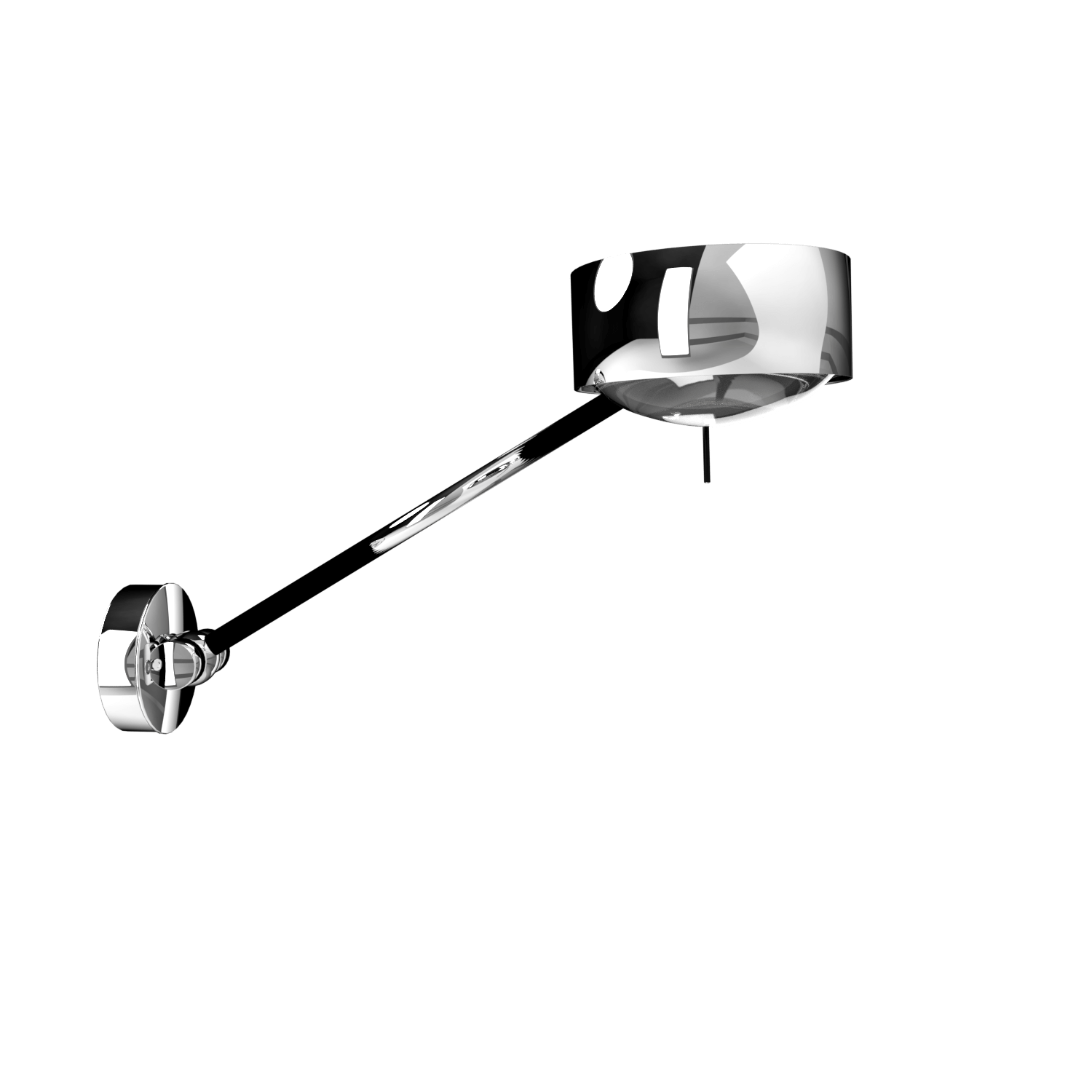 Puk Maxx Wing Single Væglampe Loftlampe Top Light Krom - Top Light Væglampe