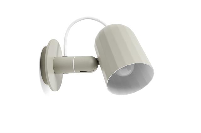 Beige HAY Noc Væglampe med Ledning - Elegant Design
