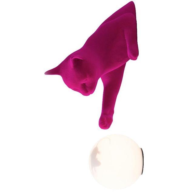 Fuchsia Velvet Karman Maoo Væglampe - Elegance til Uderum