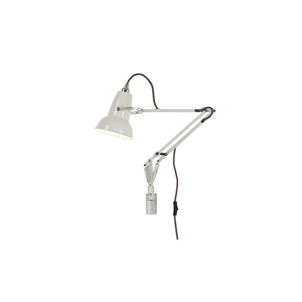 Hvid Anglepoise Original 1227 Mini Lampe Med Vægbeslag Linen White - Anglepoise Væglampe  - 5019644315895