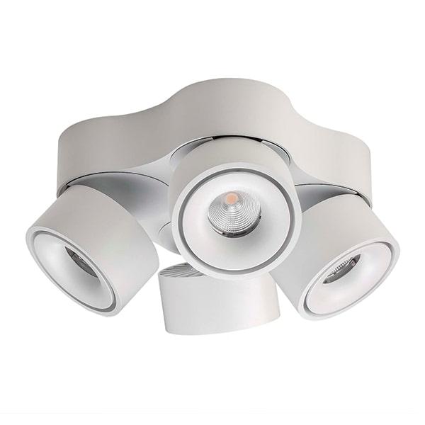 Hvid Antidark Easy W4100 Væglampe - Smart og Justerbar