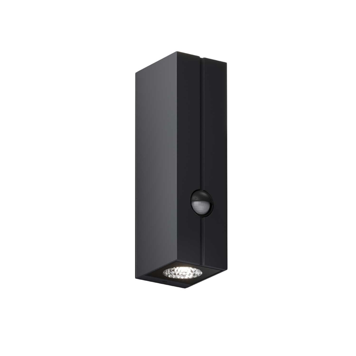 Sort Cut Control Udendørs Væglampe Sensor Deep Black - Ip44.de Væglampe  - 4260710630713