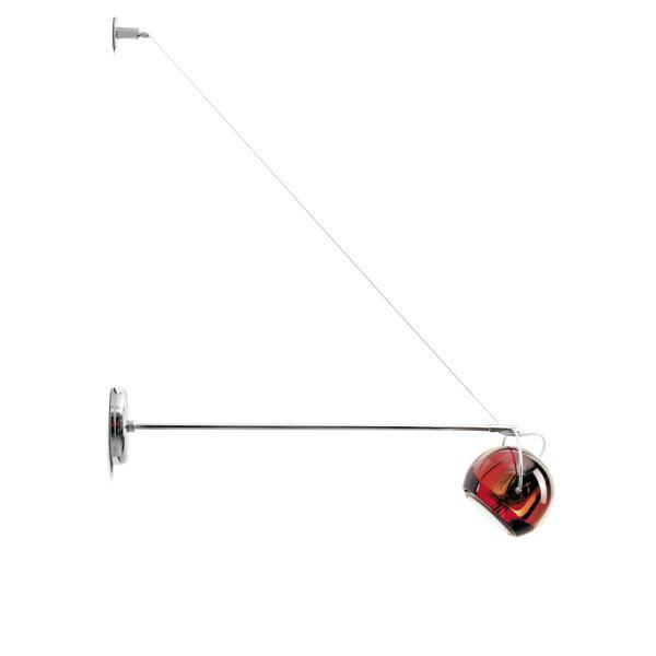 Rød Fabbian Beluga Væglampe Arm - Fabbian Væglampe  - 5712802103791
