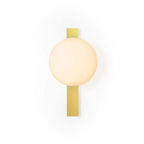 Guld Estiluz Circ Væglampe Med Plade - Estiluz Væglampe  - 8432526290078