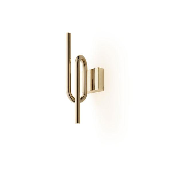 Guld Foscarini Tobia Væglampe – Elegant belysning til hjemmet