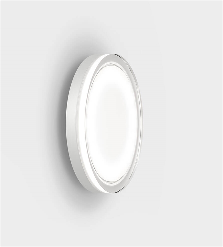 Hvid Lisc Udendørs Væglampe Loftlampe Pure White - Ip44.de Væglampe  - 4260710631154