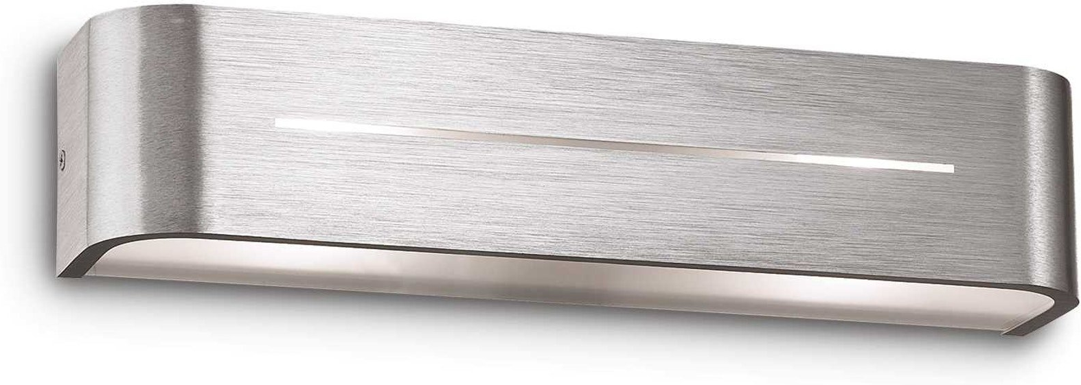 Aluminium Væglampe Ideal Lux Posta Med Matte Glaselementer Moderne Indendørs Belysning - Ideal Lux Væglampe  - 8021696009940