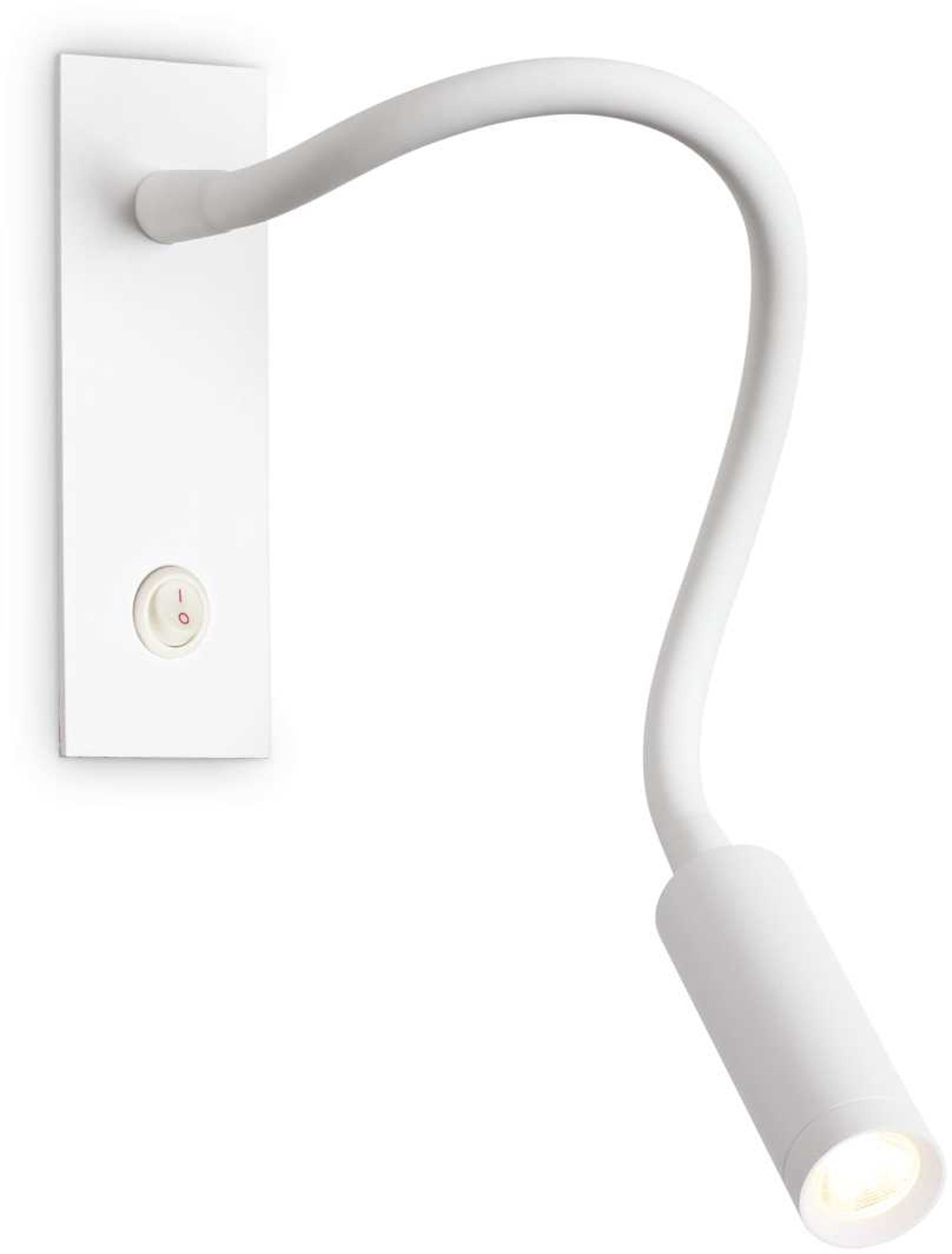 Hvid Væglampe Læselampe Ideal Lux H12xb26xl4 5cm Led 3000k 300lm - Ideal Lux Væglampe  - 8021696285320