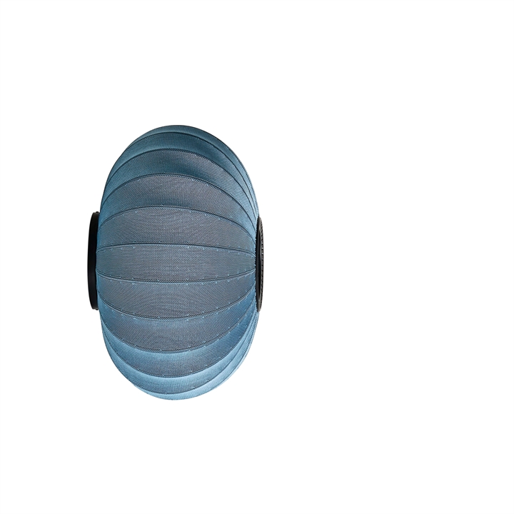 Knit Wit Ø57 Oval Væglampe i Bluestone – Håndlavet Design