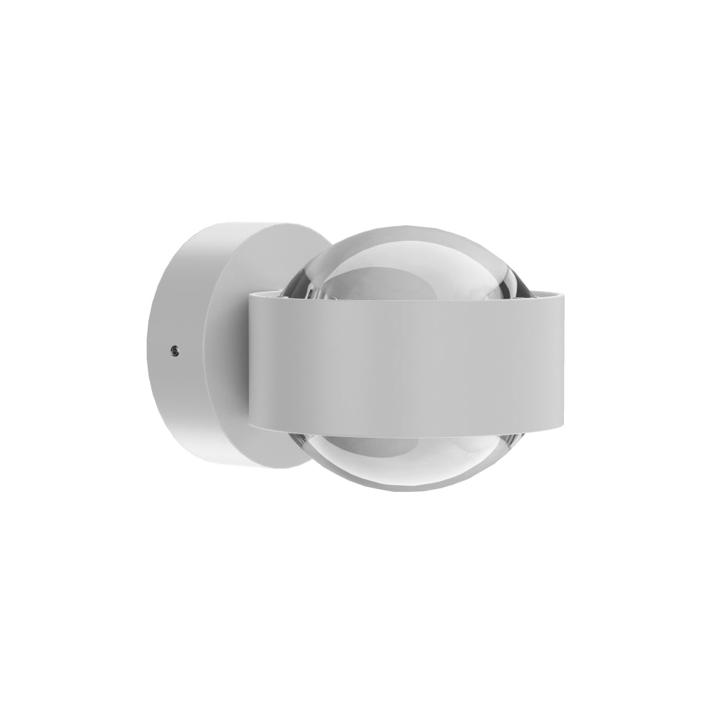 Hvid Puk Mini Væglampe fra Top-light - Udsalg!