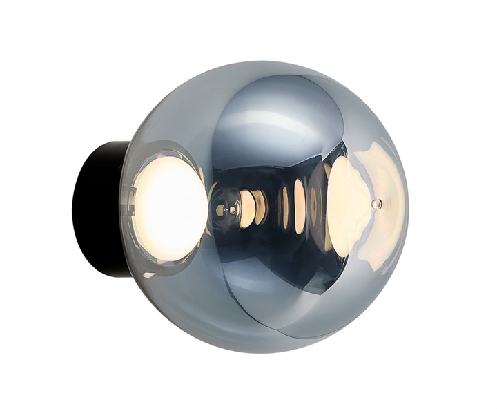 Globe Surface Væglampe Ø25 Sølv - Tom Dixon Væglampe  - 5056194291156