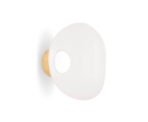Melt Surface Mini Væglampe i Opal Guld - Tom Dixon Design
