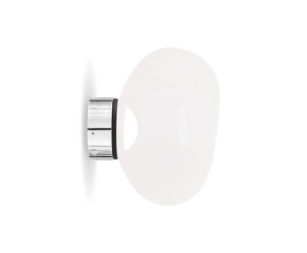 Melt Surface Mini Væglampe i Opal Sølv - Tom Dixon Design