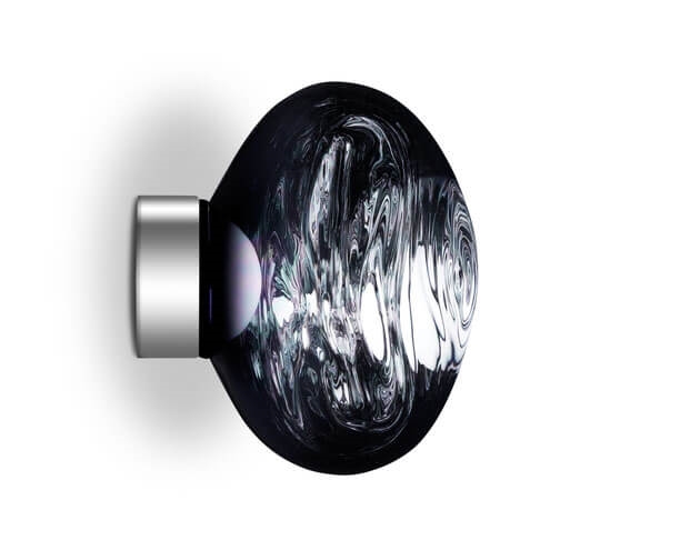 Melt Surface Mini Væglampe Loftlampe Røgfarvet - Tom Dixon Væglampe  - 5056194242578