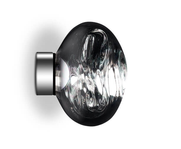 Melt Surface Mini Væglampe Loftlampe Sølv - Tom Dixon Væglampe  - 5056194242547