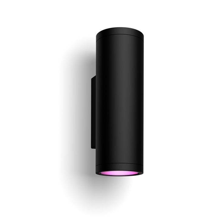 Sort Philips Hue Appear White And Color Ambiance Udendørs Væglampe - Philips Væglampe  - 8718696174371