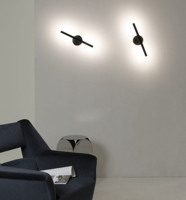 Sort Colibri 1410 Væglampe Fra Martinelli Luce - Martinelli Luce Væglampe