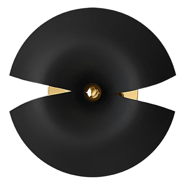 Sort Aytm Cycnus Væglampe Stor Guld - Aytm Væglampe  - 5704444081650