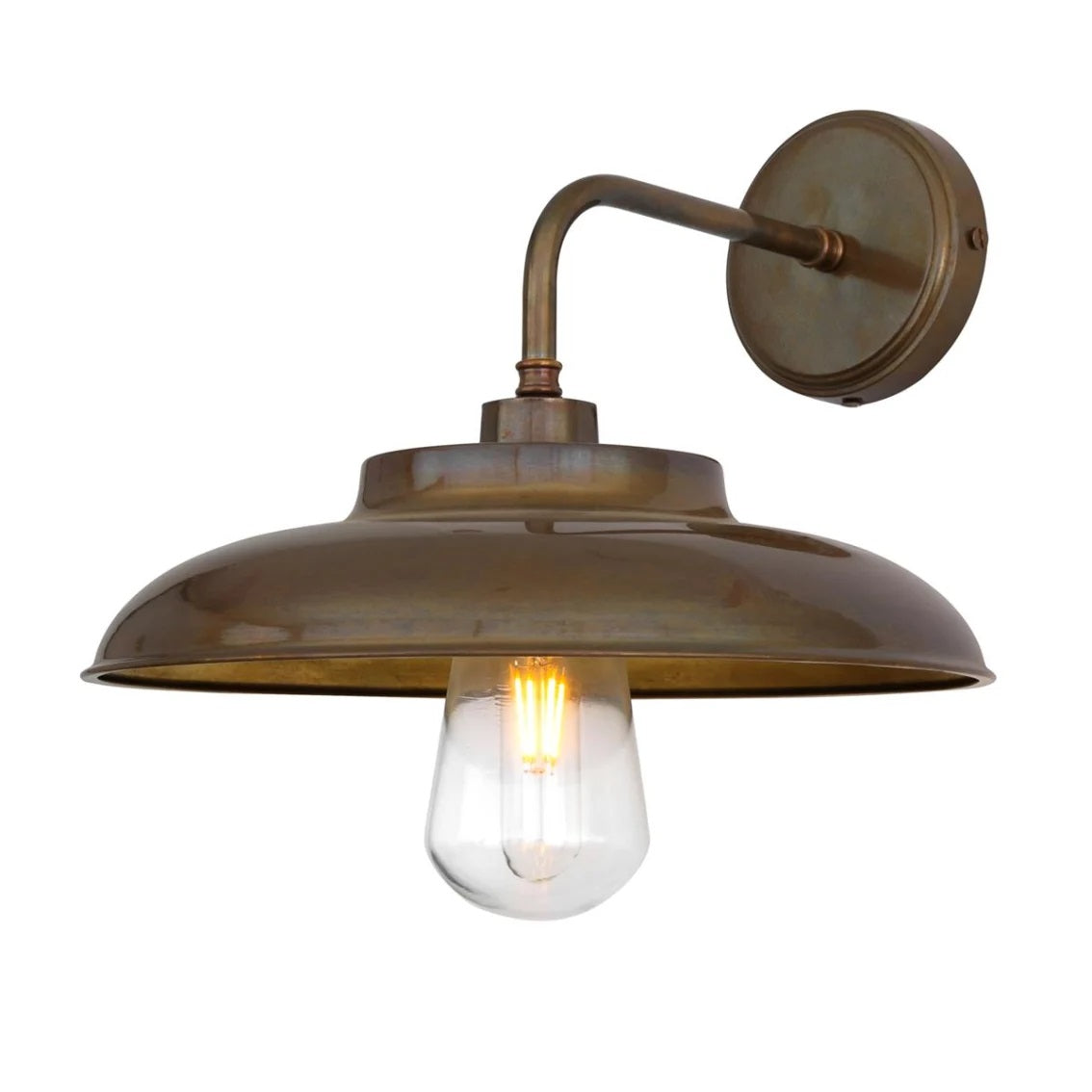 Darya Brass Outdoor Væglampe Ip65 Mullan Antik Messing - Mullan Væglampe