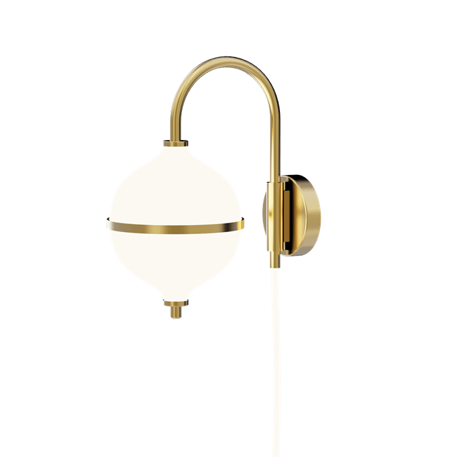 Hvid Rebello Decor Eternal Moonlight Væglampe Ø15 Ledning - Rebello Væglampe  - 5745000919109