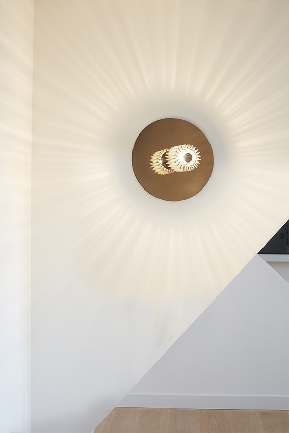 The Sun 380 Væglampe Loftlampe Guld Sølv - In The Sun Væglampe  - 3700677609168