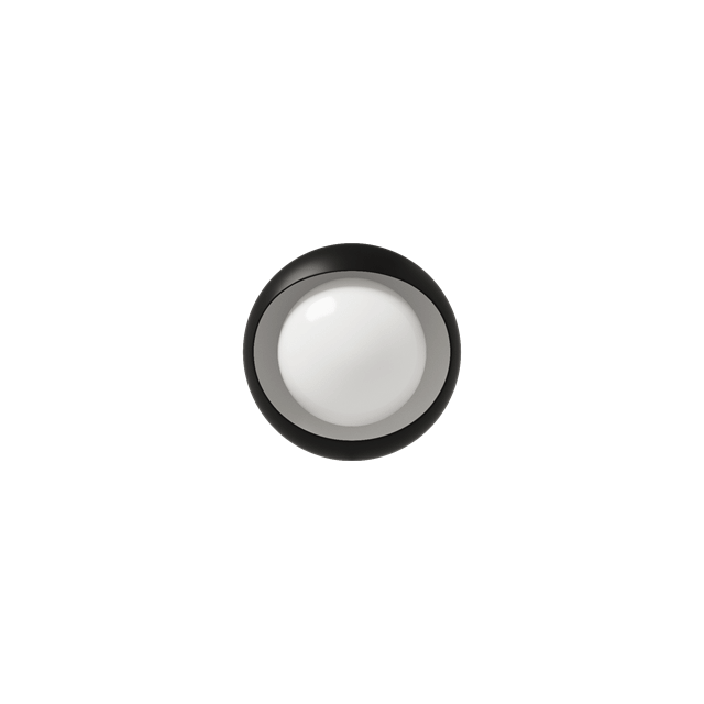 Sort/Opal Lyfa Cornea 150 Væglampe Sort Opal - Lyfa Væglampe  - 5744000531724