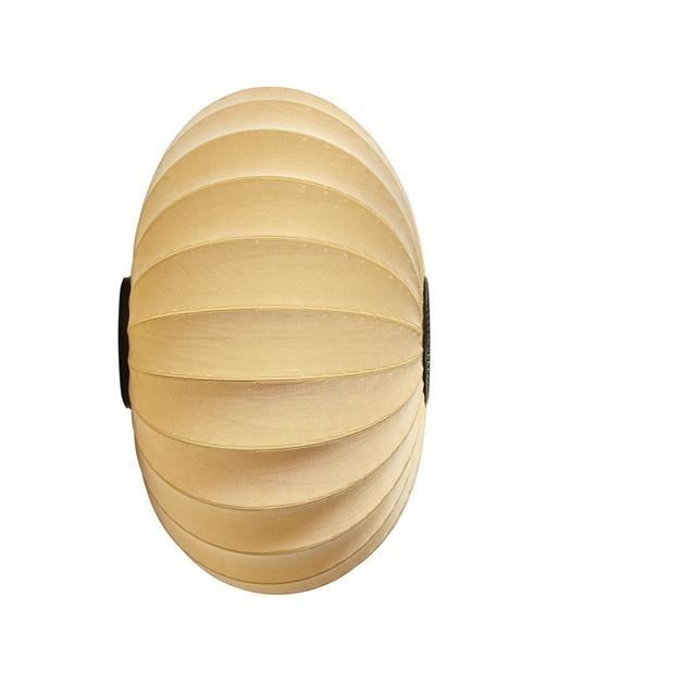 Håndstrikket Oval Væglampe KNIT-WIT Ø76 – Solopgangsdesign