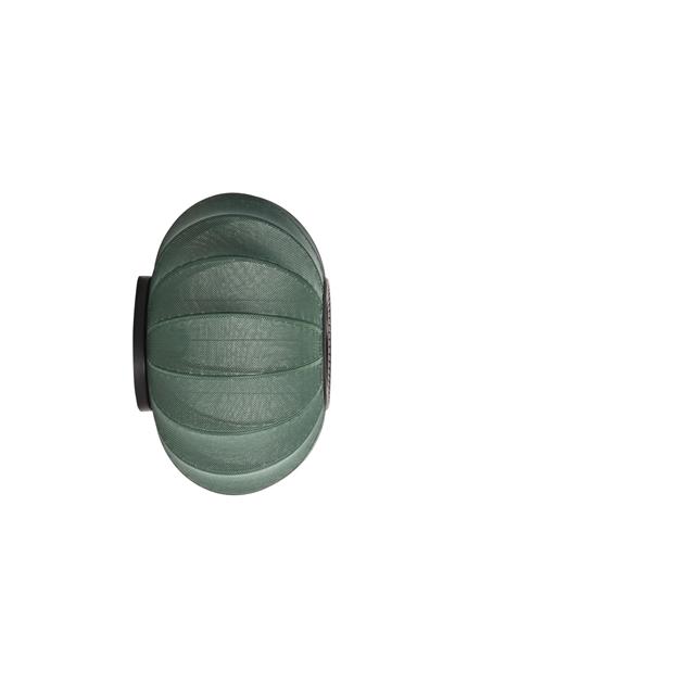 Grøn Made Hand Knit Wit Oval Væglampe Ø45 Tweed Green - Made By Hand Væglampe  - 5710780456113