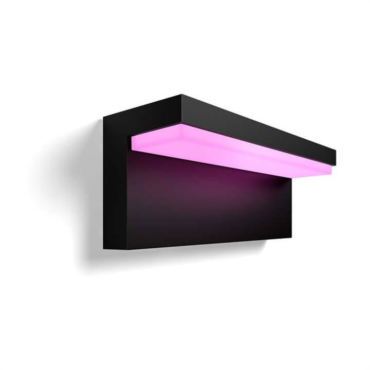 Sort Philips Hue Nyro White And Color Ambiance Udendørs Væglampe - Philips Væglampe  - 8718696174302