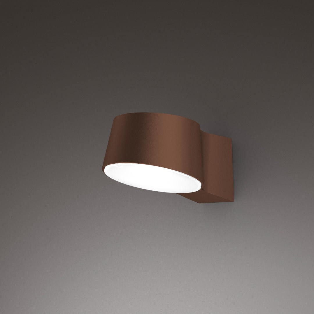 Nyx Væg 190 Væglampe Focus Lighting Corten - Focus Lighting Væglampe