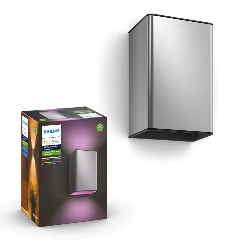 Philips Hue Resonate Udendørs Væglampe 8718696174395 - Philips Hue Væglampe  - 8718696174395