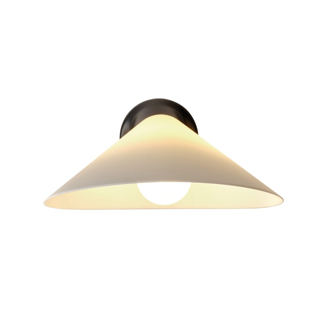 Hvid Plume Væglampe Polykarbonat Ledning Dcw Editions - Dcw Editions Væglampe  - 3700677659101