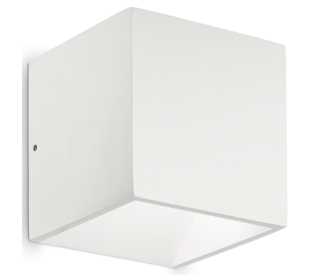 Hvid Rubik Dobbelt Væglampe Aluminium H10 Led - Ideal Lux Væglampe
